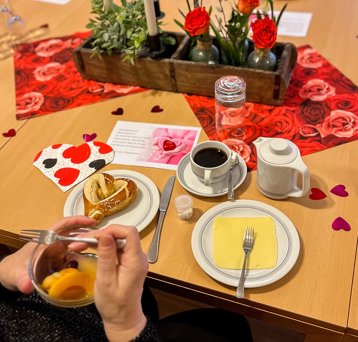 Valentinstag im Caritas Altenheim Elisabethinum in Regensburg