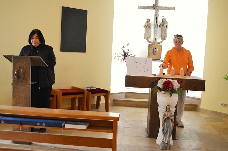 Friedensandacht im Caritas Altenheim St. Vinzenz in Wallersdorf