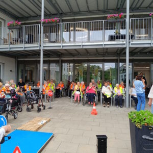 Rollstuhltraining am Caritas Altenheim St. Konrad in Weiden