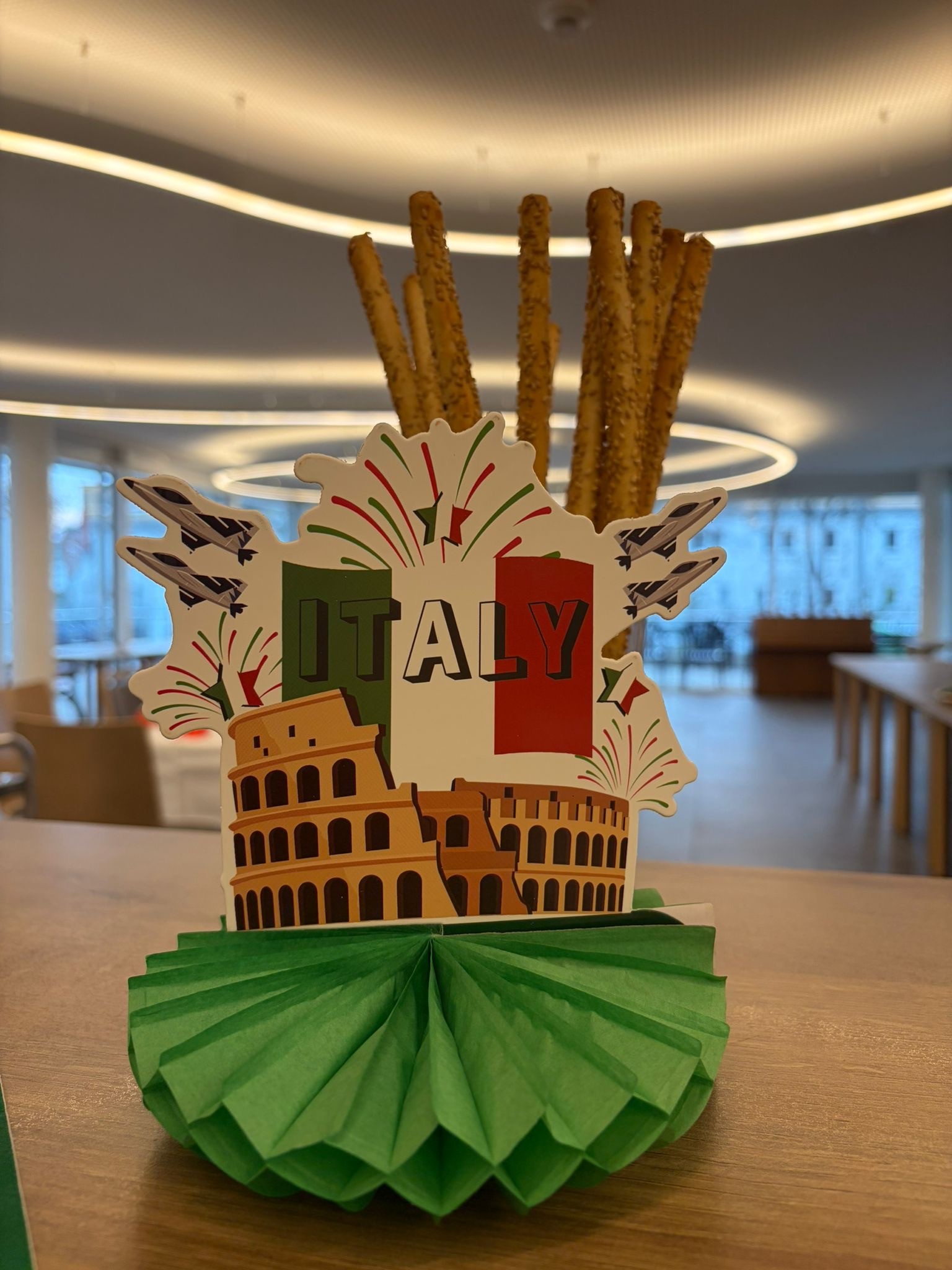 Grisini mit Italien Aufsteller