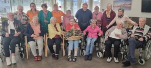 Gruppenfoto von Bewohnern